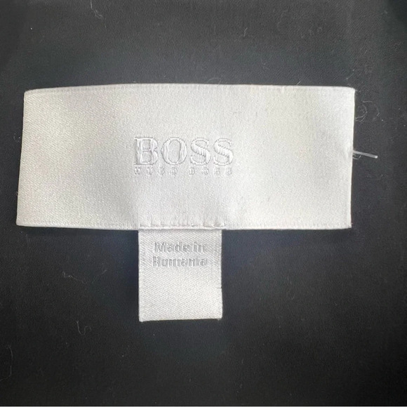 Hugo Boss Jazulara Jersey Twill Jacket in Black Size 10 - Picture 4 of 12